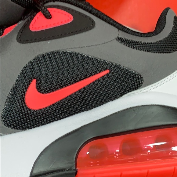 NIKE AIR MAX 200 Thunder Grey/Hot Punch-Black - Picture 6 of 16